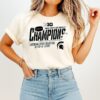 Michigan State Spartans Champions Big Ten 2026 Men’s Ice Hockey 3 In A Row T-Shirt