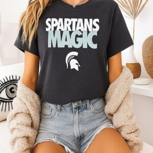 Michigan State Spartans NCAA Spartans Magic Logo T-Shirt
