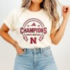 Nebraska Huskers Big Ten Women’s Basketball Champions Logo ’26 T-Shirt