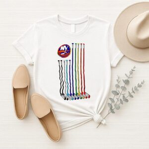 New York Islanders Colorful Hockey T-Shirt