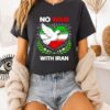 No War With Iran Dove Heart T-Shirt
