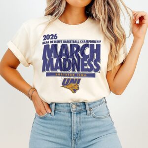 Northern Iowa Panthers Basketball 2026 NCAA Di Men’s Basketball Championship March Madness T-Shirt