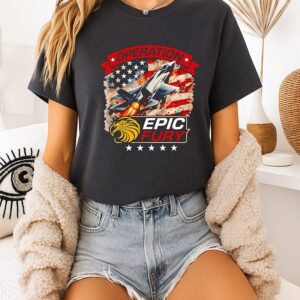 Operation Epic Fury B-2 USA Flag ’26 T-Shirt