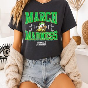 Oregon Ducks Wbb 2026 March Madness Logo T-Shirt