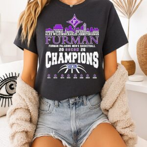 Paladins Socon Champions Furman Paladins Men’s Basketball Champions 2026 T-Shirt
