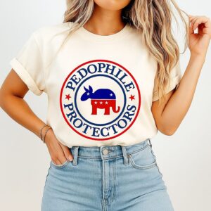 Pedophile Protectors Logo Parody T-Shirt