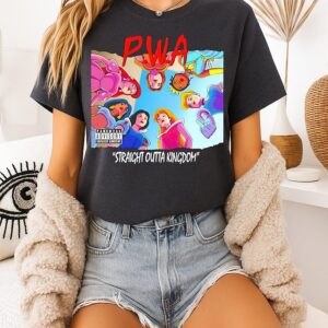 Princess With Attitude Straight Outta Kingdom Disney Cartoon T-Shirt