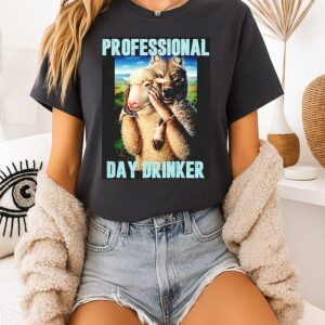 Professional Day Drinker A Wolf In Sheep’s Clothing T-Shirt