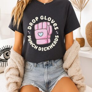 Punch Dickheads Drop Gloves T-Shirt