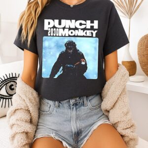 Punch Monkey 2030 War For The Planet Of The Apes Parody T-Shirt