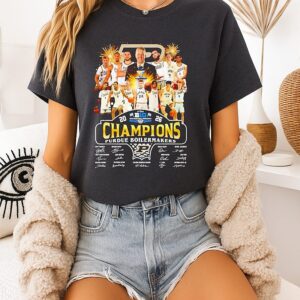 Purdue Boilermakers 2026 Big Ten Men’s Basketball Tournament Champions Signatures T-Shirt