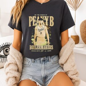 Purdue Boilermakers Basketball Braden Smith Peaky T-Shirt
