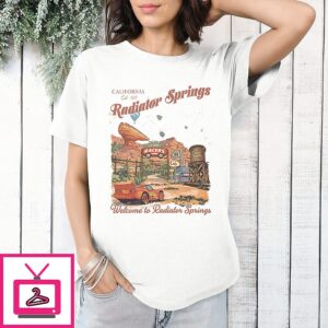 Radiator Springs Lightning Mcqueen Disney T-Shirt