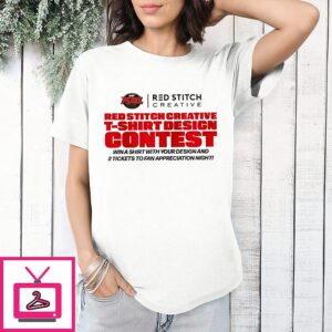 Red Stitch Creative T-Shirt Design Contest T-Shirt