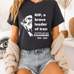 Rip A Brave Leader Of Iran Ayatollah Ali Khamenei 1939-2026 T-Shirt