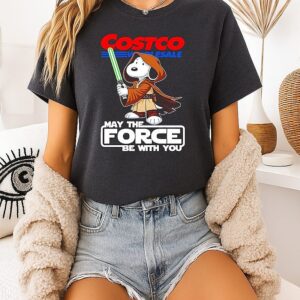 Snoopy Costco Wholesale And Shop May The Force Be With You T-Shirt