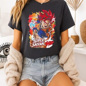 Songoku Saiyan God Dragon Ball Anime Gang T-Shirt