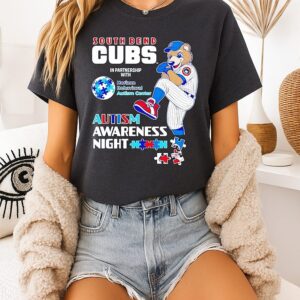 South Bend Cubs Autism Awareness Night T-Shirt