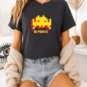 Space Invaders 10 Points Classic Video Game T-Shirt