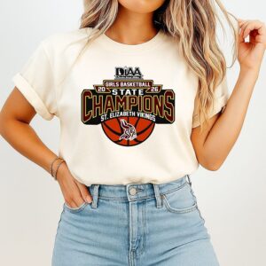 St Elizabeth Vikings Diaa Girls Basketball Champions 2026 T-Shirt