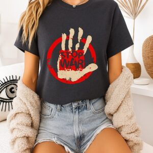 Stop War Hand Vintage T-Shirt