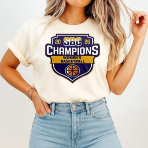 Sun Belt Conference Ncaaw Women’s Basketball Champions 2026 Logo T-Shirt