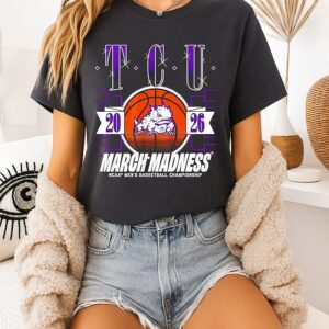 Tcu Horned Frogs Mbb 2026 March Madness Logo T-Shirt