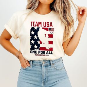 Team USA Hockey One For All Milan Cortina 2026 T-Shirt