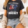 Team USA World Champions Just A Deadhead Who Loves Hockey Grateful Bears T-Shirt