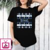 Tennessee Titans Repeat Logo Ugly Christmas T-Shirt