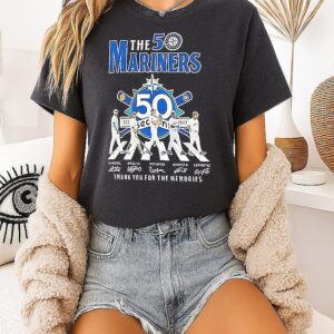 The 50 Seasons Of Seattle Mariners 1977-2027 T-Shirt
