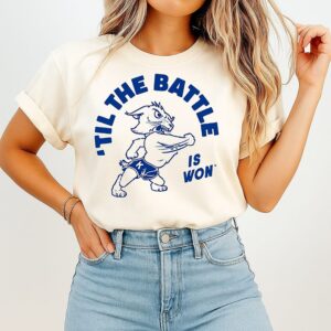 UK Wildcats Till The Battle Is Won Mascot T-Shirt