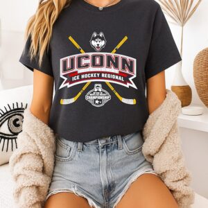 Uconn Huskies 2026 NCAA Di Men’s Ice Hockey Regional T-Shirt