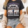 Uconn Huskies Perfect Season 2025 2026 Signatures T-Shirt