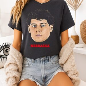 Ugnius Jarusevicius Nebraska Cornhuskers Big Head T-Shirt
