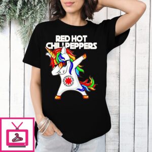 Unicorn Dabbing Red Hot Chili Peppers T-Shirt