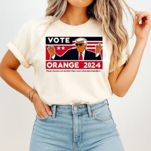 Vote Orange Jesus Donald Trump 2024 USA President T-Shirt