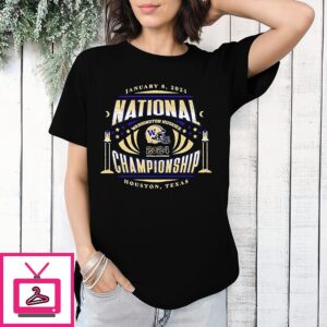 Washington Huskies 2024 National Championship Liftoff Houston Texas Retro T-Shirt