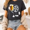 Wheel With Beer Do Not Drink Alcohol When Driving T-Shirt