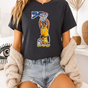 With The Kiss Basketball Funny T-Shirt