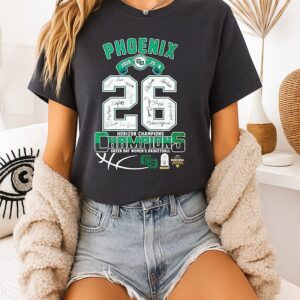 Wright State Raiders 2026 Horizon Champions 25-8 Score Signatures T-Shirt