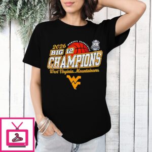 Wvu Women’s Basketball 2026 Big 12 Champions T-Shirt