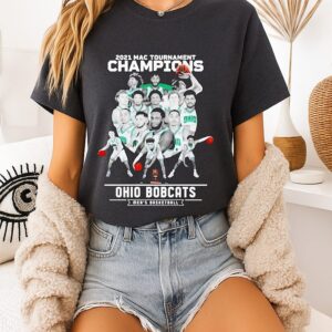 2021 Mac Tournament Champions Ohio Bobcats Men’s Basketball T-Shirt