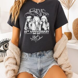 Awesome Stevie Nicks 55th Anniversary 1966-2021 Signatures T-Shirt
