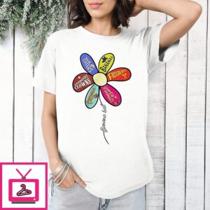 Banana Ball Daisy Game Day Floral T-Shirt