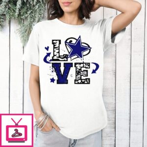 Baseball Love Dallas Cowboy T-Shirt