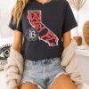 Bay Fc Groovy State Map 2026 T-Shirt