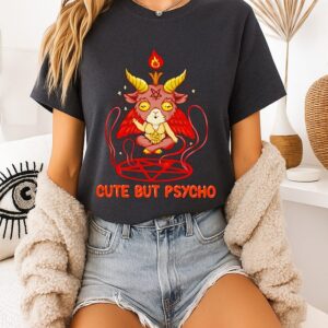 Cute But Psycho Winners Kawaii Baphomet T-Shirt