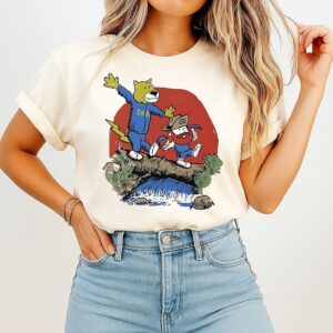 Denver Nuggets 2026 NBA Playoffs Cartoon Friends T-Shirt