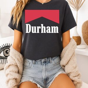 Durham Cigarette Marlboro Parody Logo T-Shirt